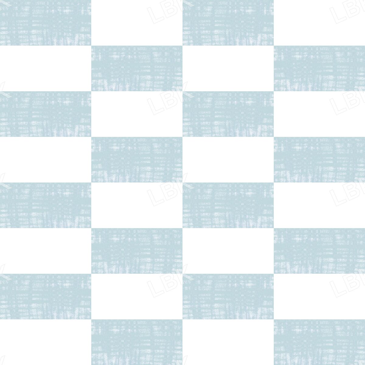Rec checker light blue and white