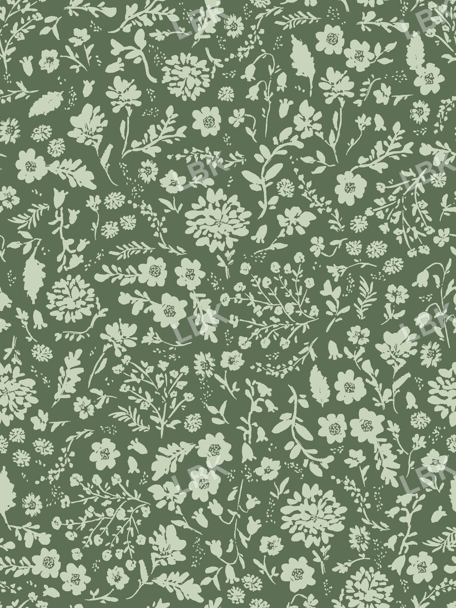 Lucky Florals Green 12