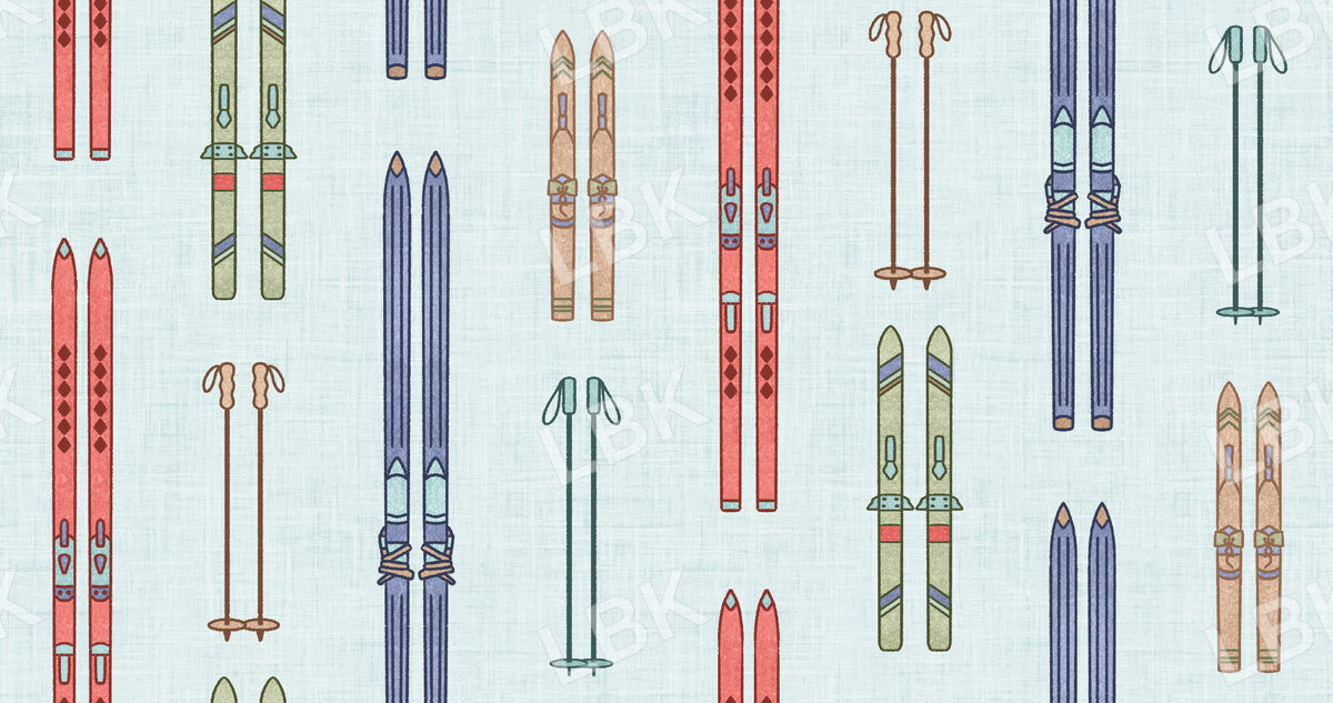 Ski Club Ski Stripe Sky