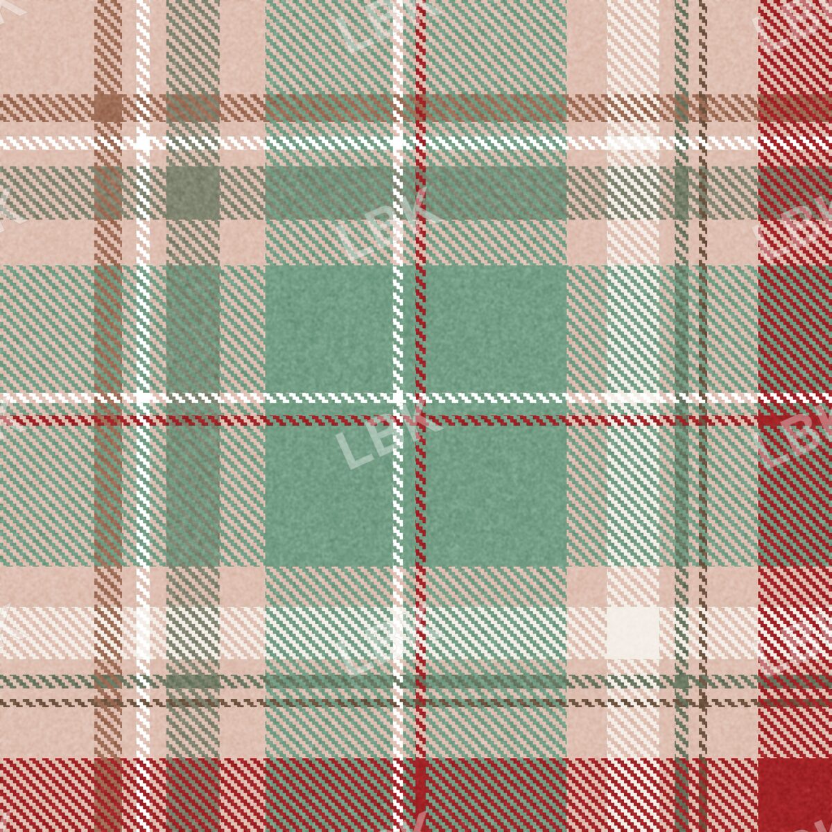 Cozy plaid tan mix