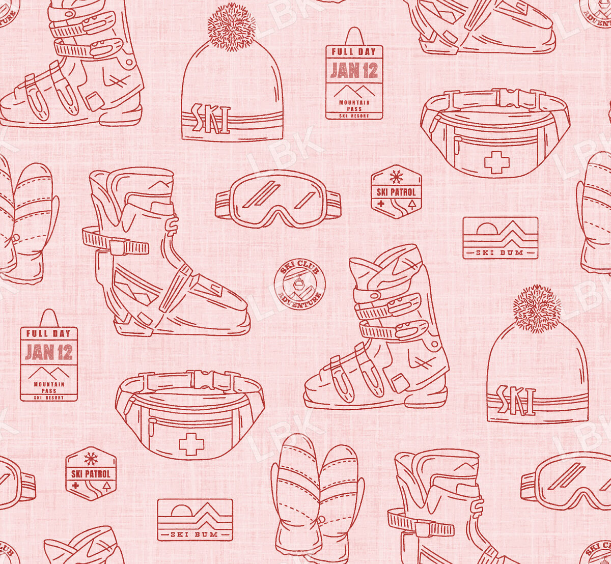 Ski Club Gear GIRLY Pink