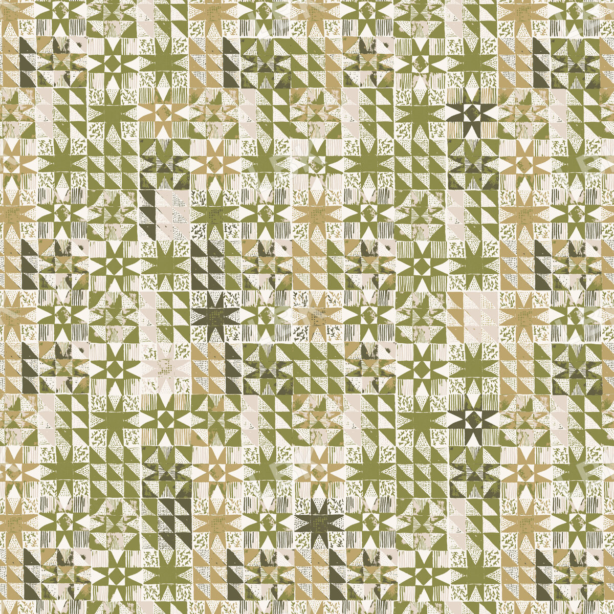Fern and Fog Quilt Multi Green