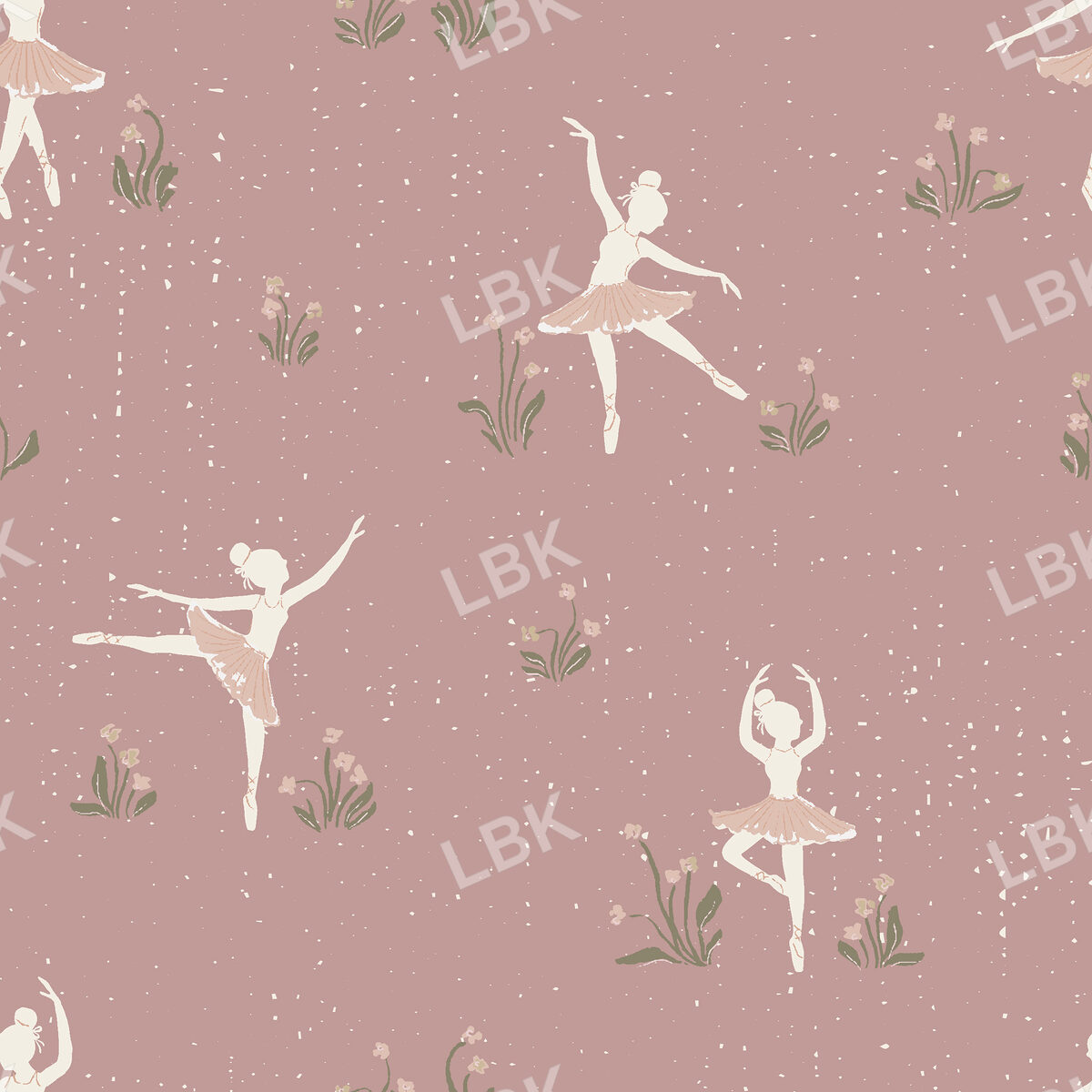 Tiny Dancer on Dark Pink 8