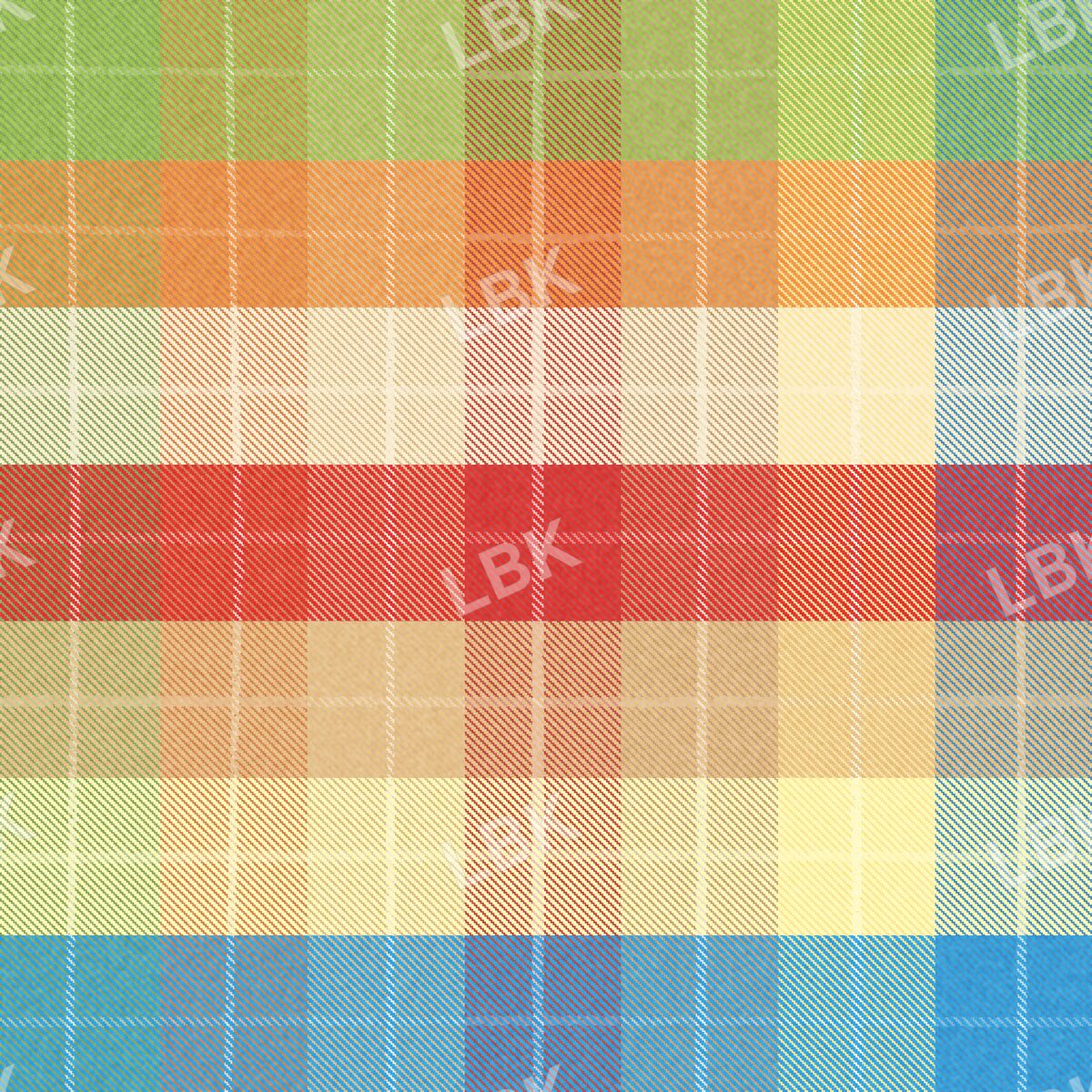 Bright multicolor plaid - bright blue
