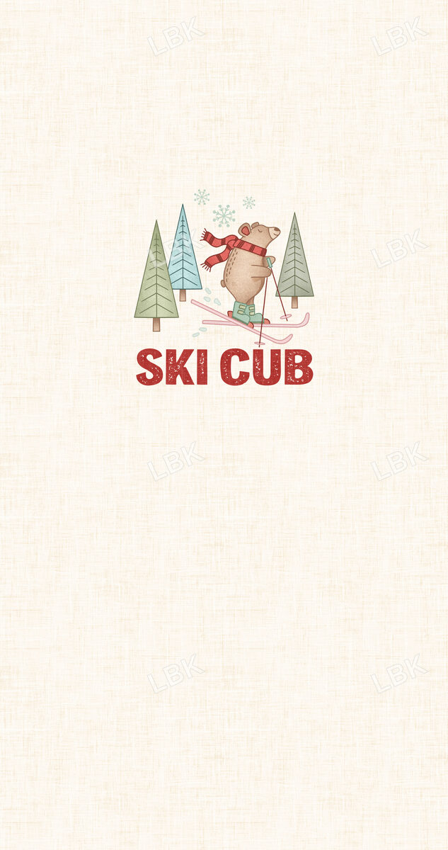 Ski Club Panel- Ski Cub GIRLY