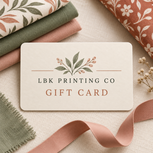 LBK Printing Co. digital gift card